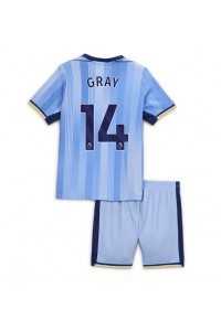 Tottenham Hotspur Archie Gray #14 Babytruitje Uit tenue Kind 2024-25 Korte Mouw (+ Korte broeken)